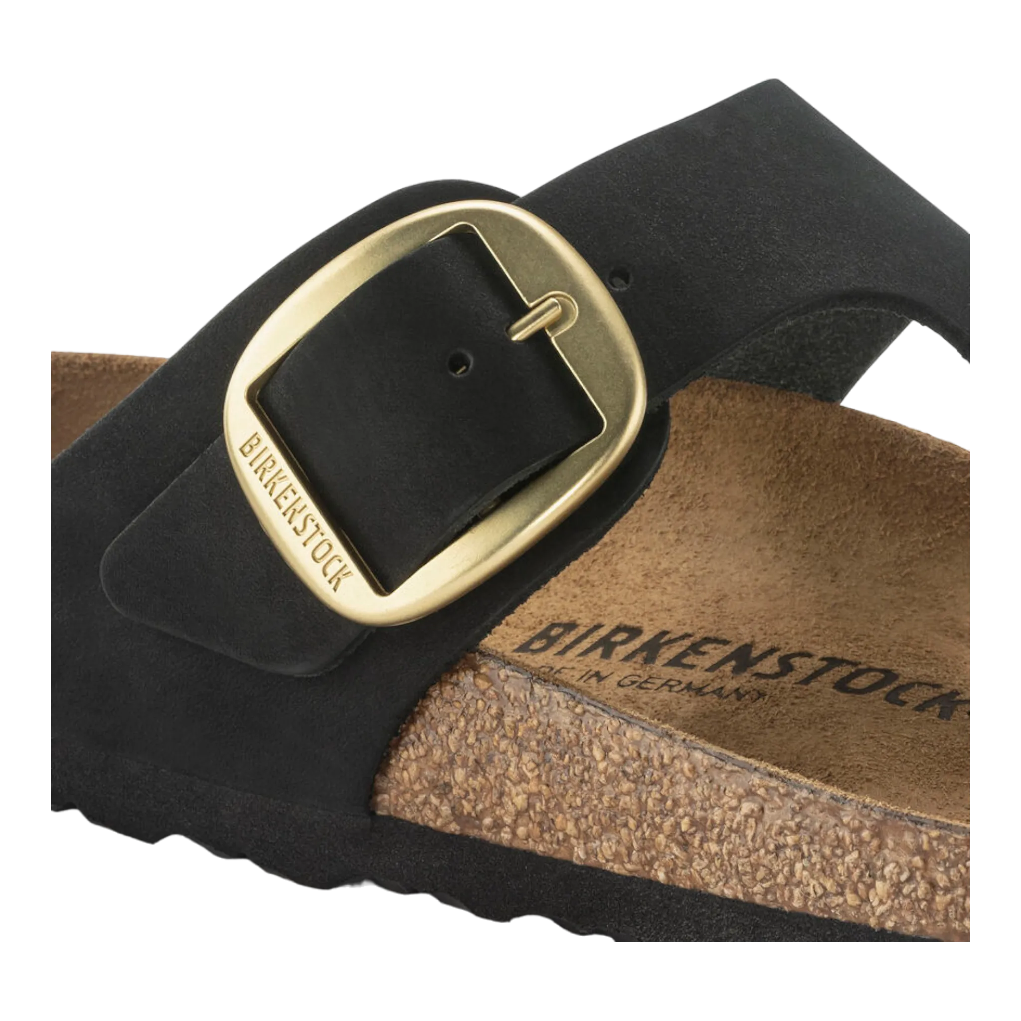 Gizeh Big Buckle Nubuck Leather