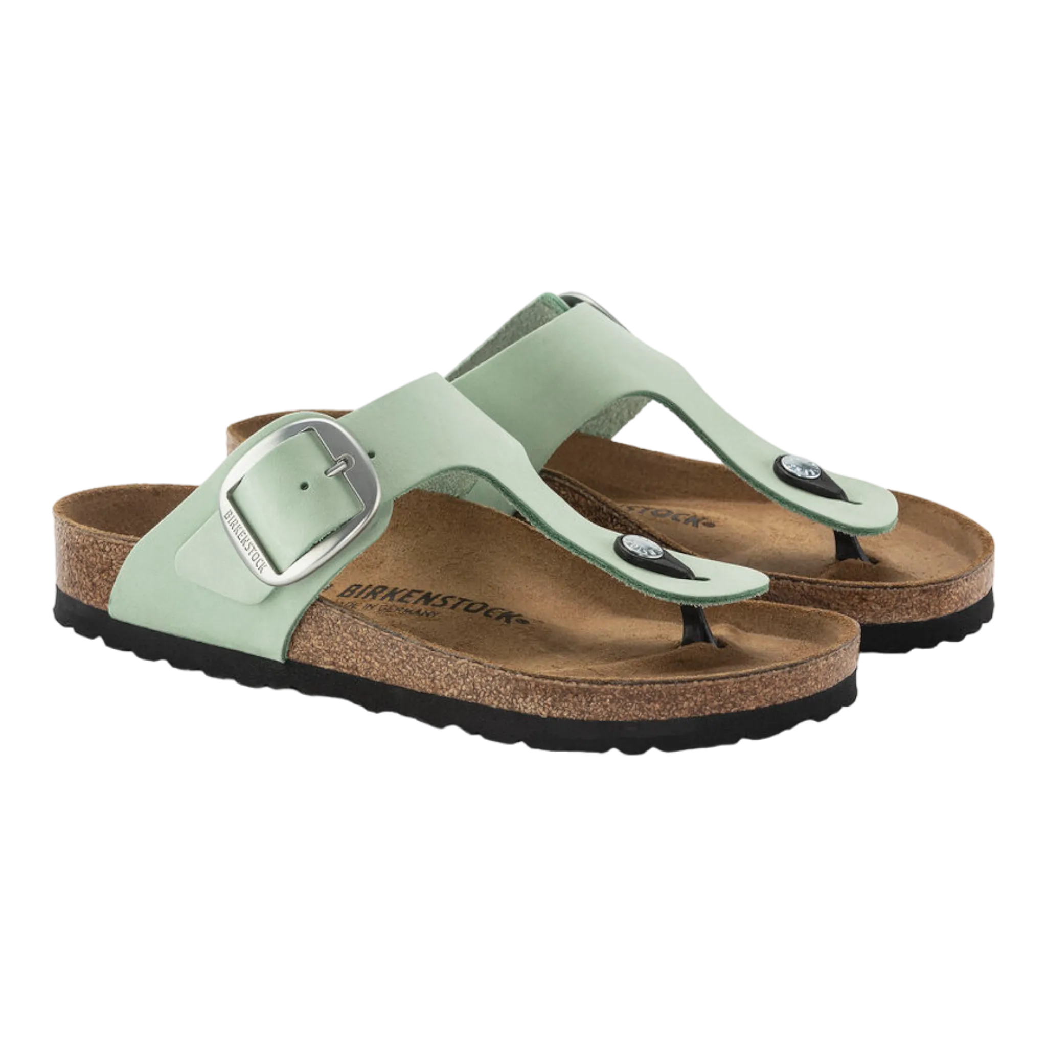 Gizeh Big Buckle Nubuck Leather