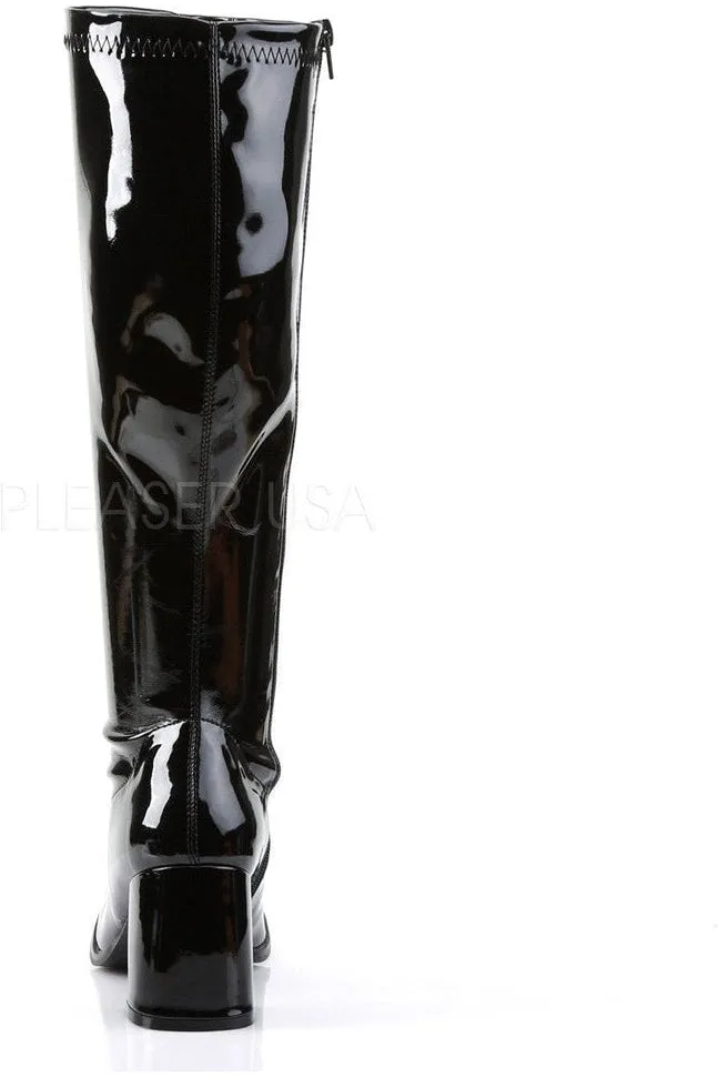 GOGO-300WC Go Go Boot | Black Patent