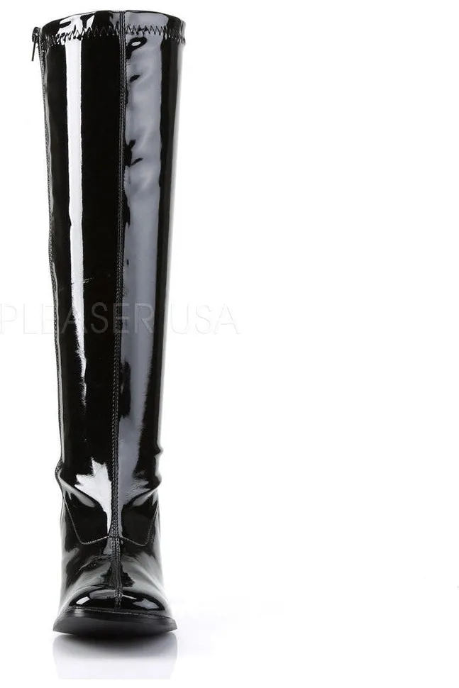 GOGO-300WC Go Go Boot | Black Patent