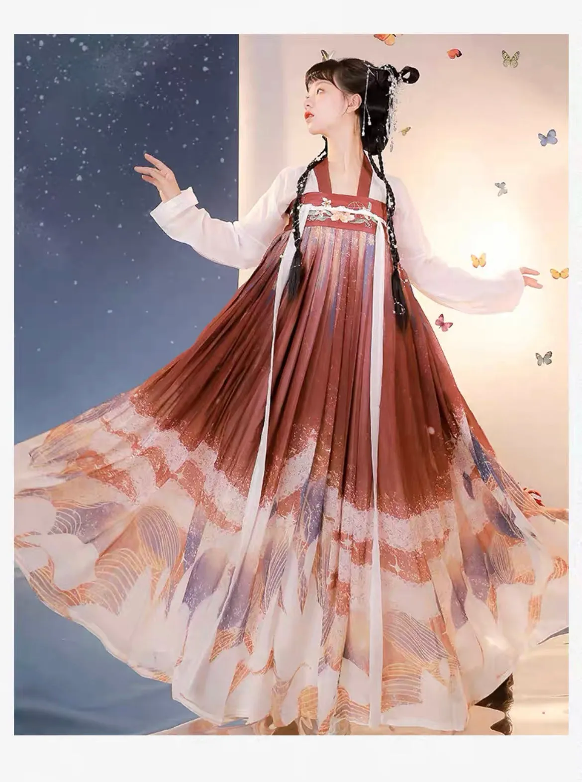 Gypsophila summer Hanfu yc50079