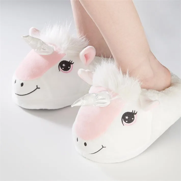 Happy Unicorn Slippers - Children's Sizes