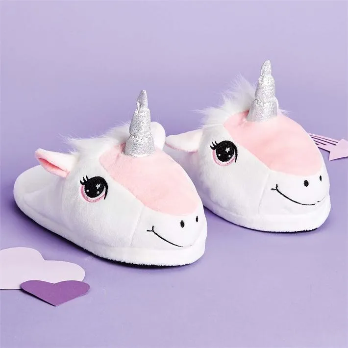 Happy Unicorn Slippers - Children's Sizes