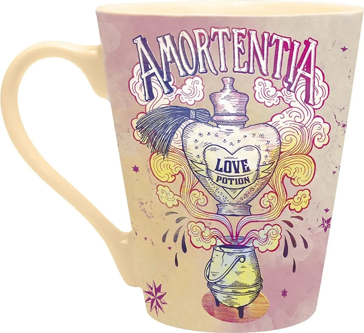 HARRY POTTER HOGWARTS MUG AND 9 3/4 PIN