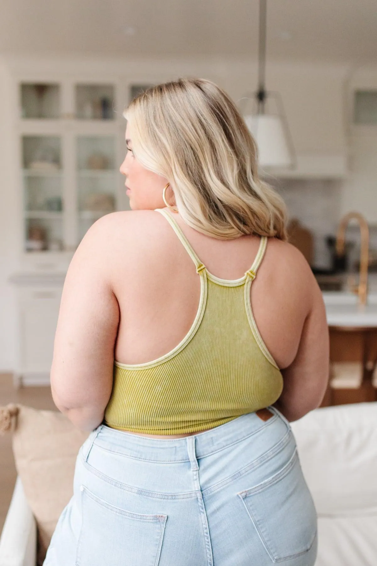 Hazel Blues® | Rendezvous Crop Tank In Mustard