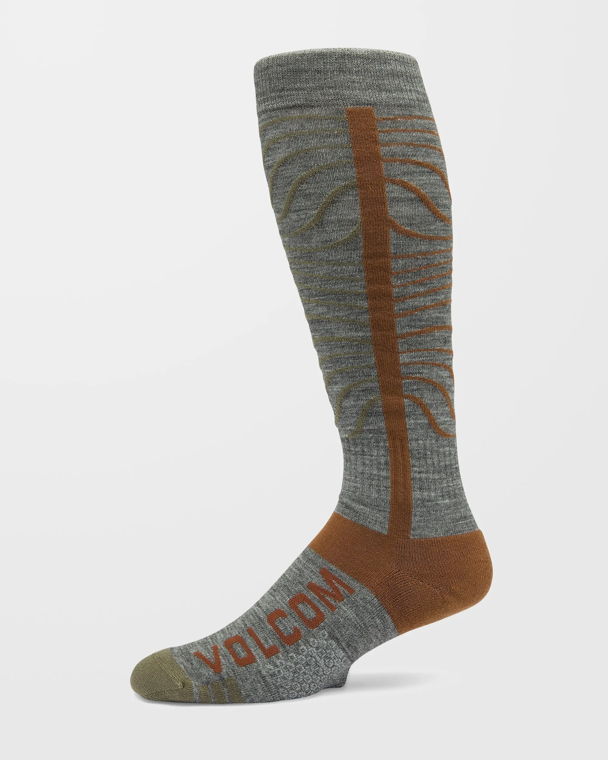 Heavy Over-The-Calf Socks - Heather Grey