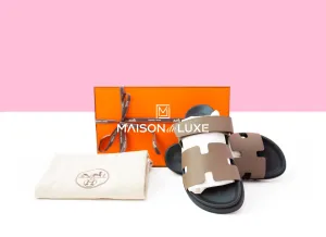 Hermes Men's Etoupe Chypre Sandal 43