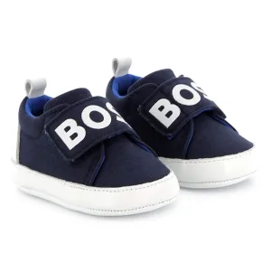 Hugo Boss Baby Boys Navy Soft Shoes