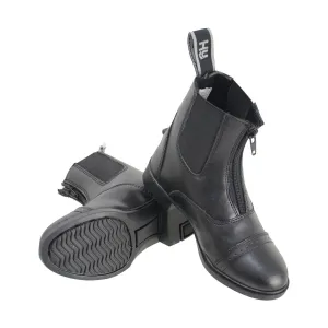 HyLAND York Synthetic Zip Jodhpur Boots