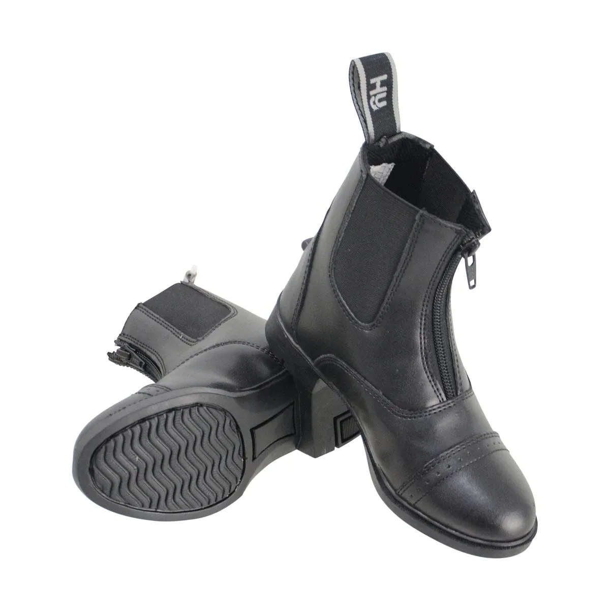 HyLAND York Synthetic Zip Jodhpur Boots