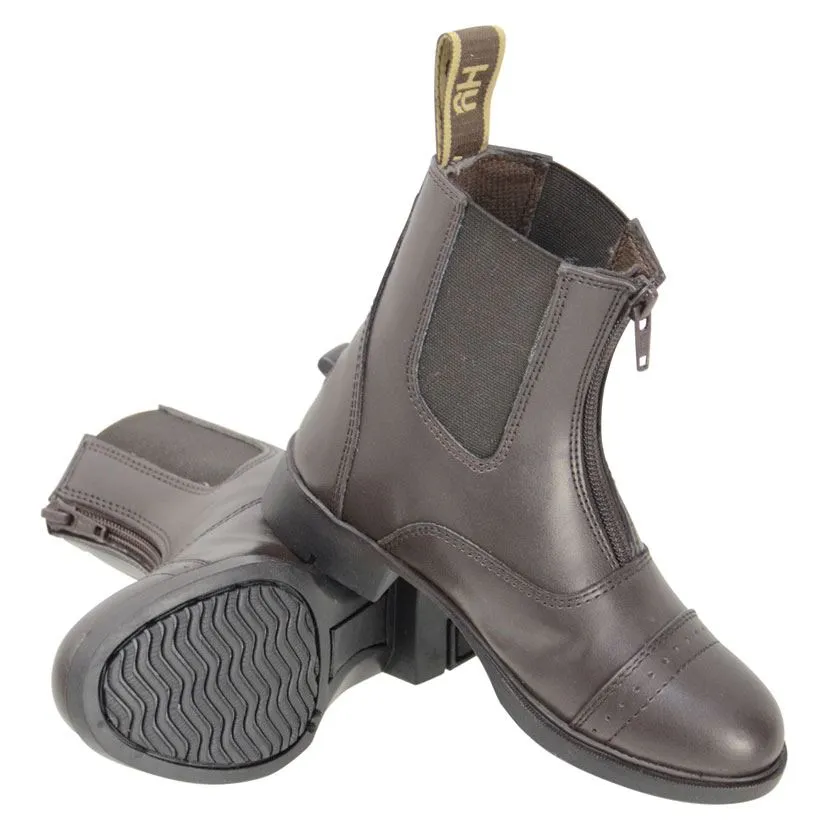 HyLAND York Synthetic Zip Jodhpur Boots