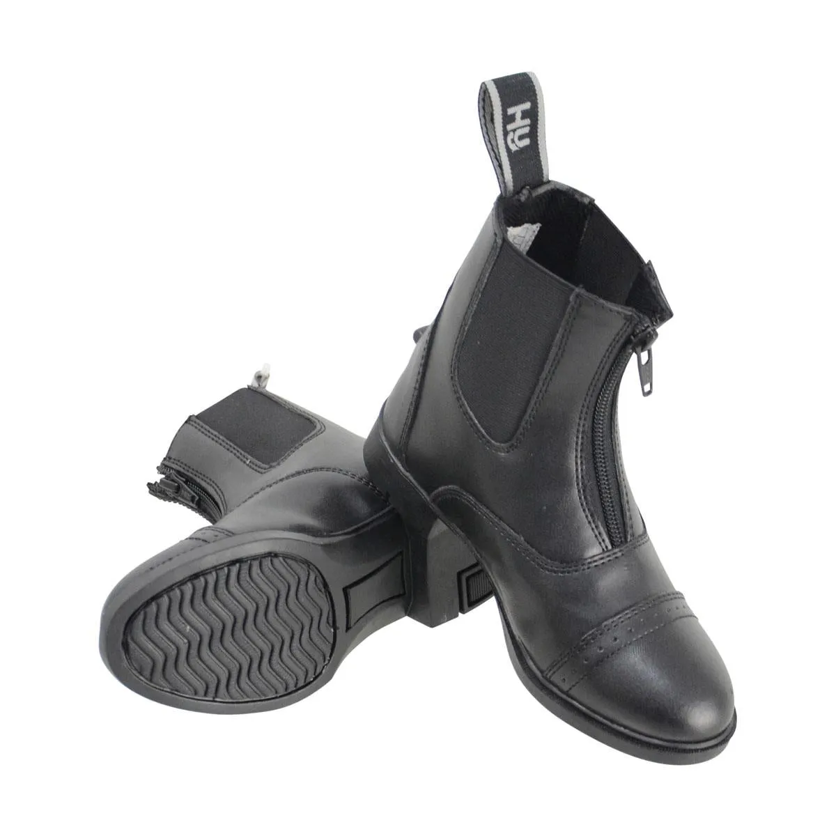 HyLAND York Synthetic Zip Jodhpur Boots
