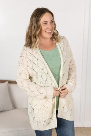 IN PRODUCTION Open Knit Cardigan - Ivory