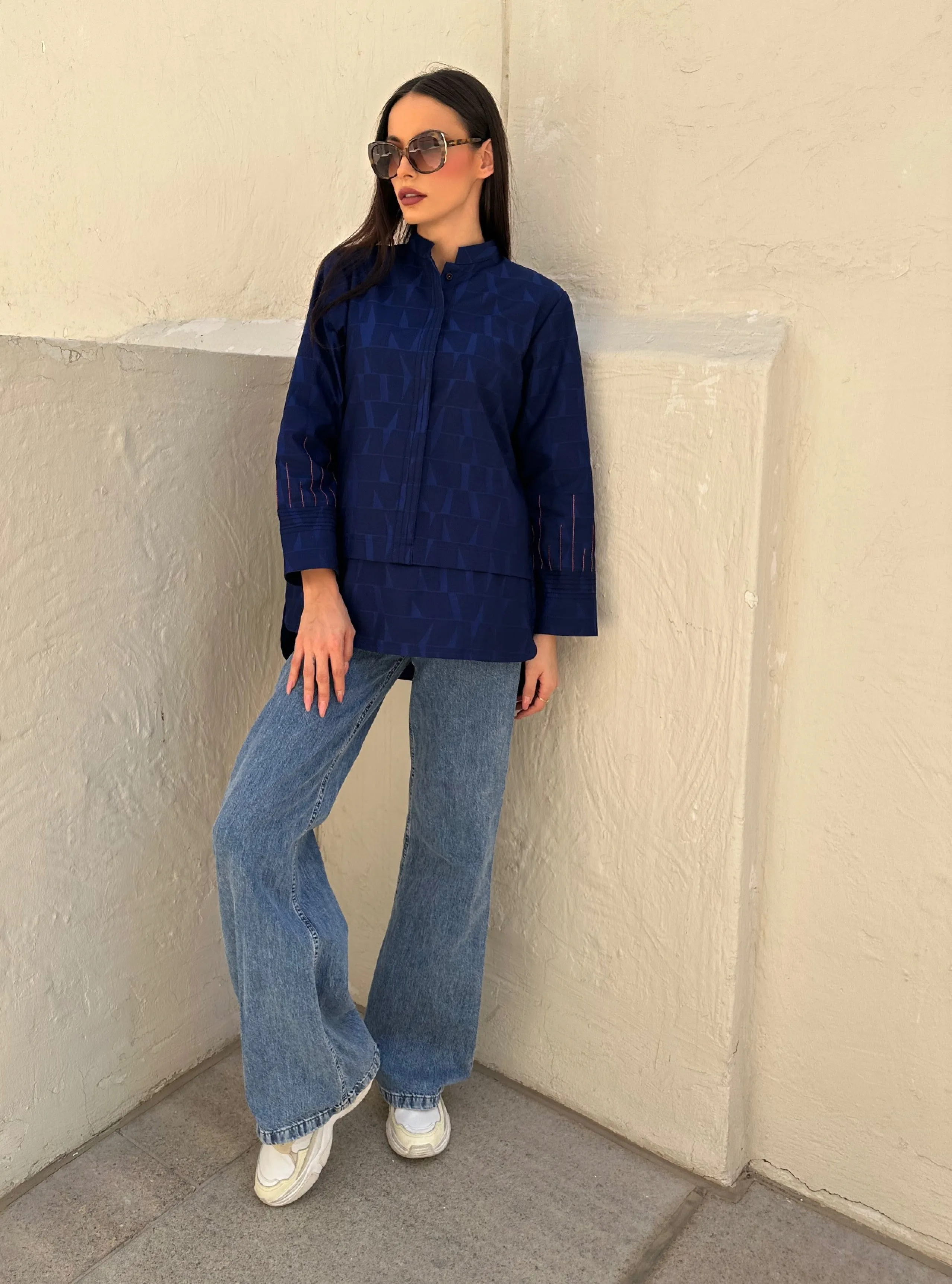 Ink Blue Classic Tunic