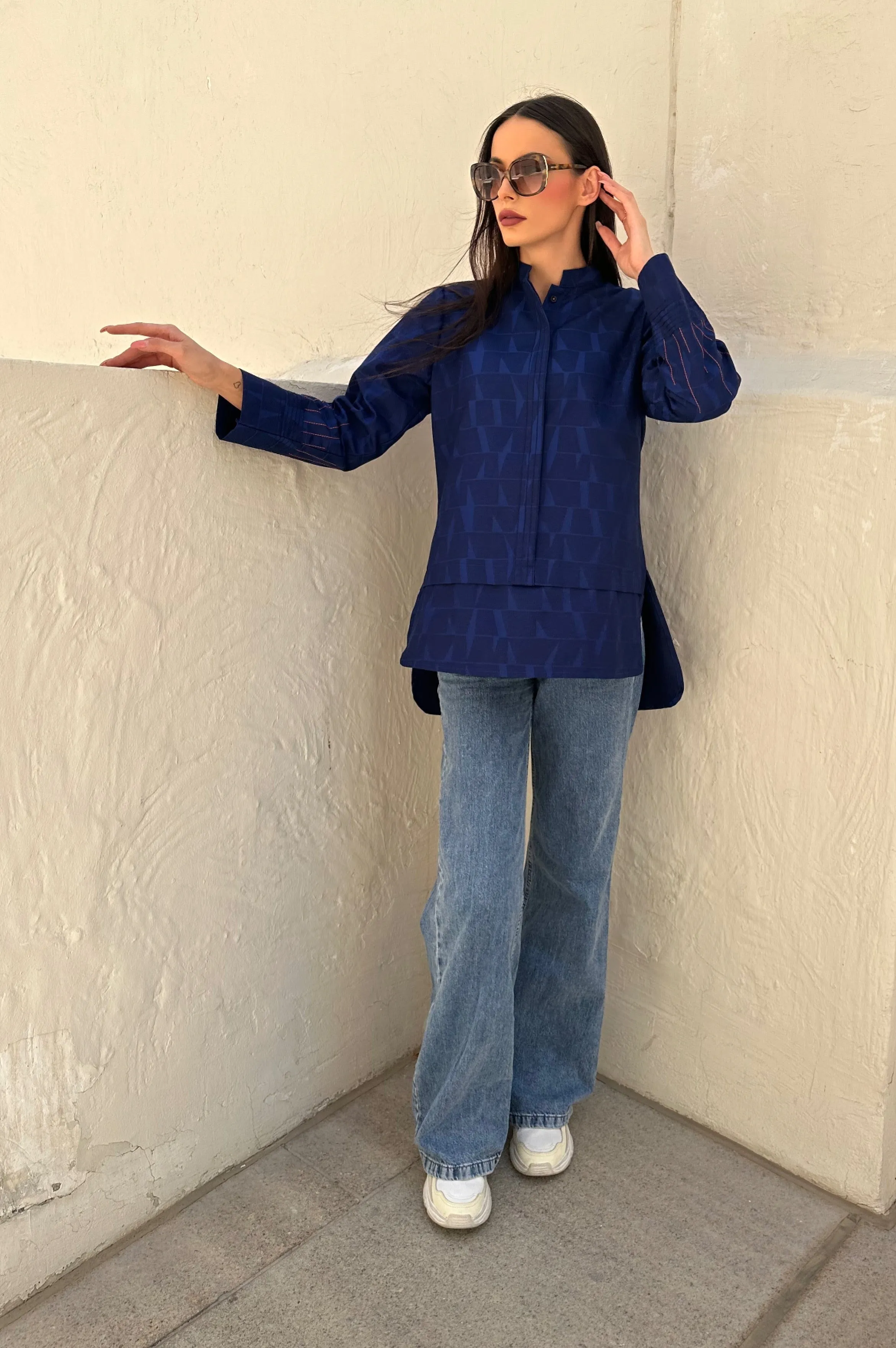 Ink Blue Classic Tunic