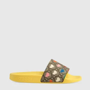 J PURSUIT SLD RUBBER W/HEARTS,BEIGE EBONY MULTICOL