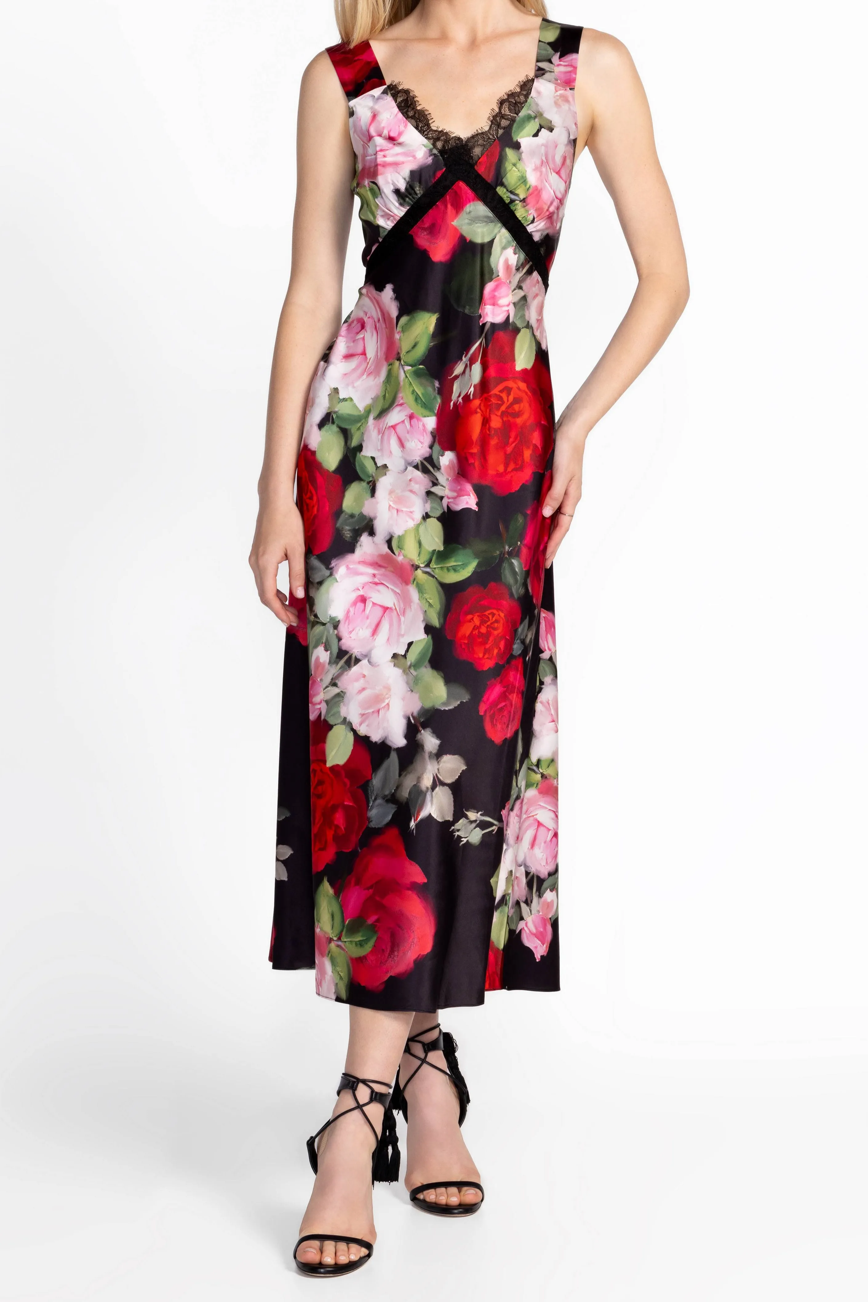 Johnny Was Joyelle Slip Midi Dress Maria Rosa