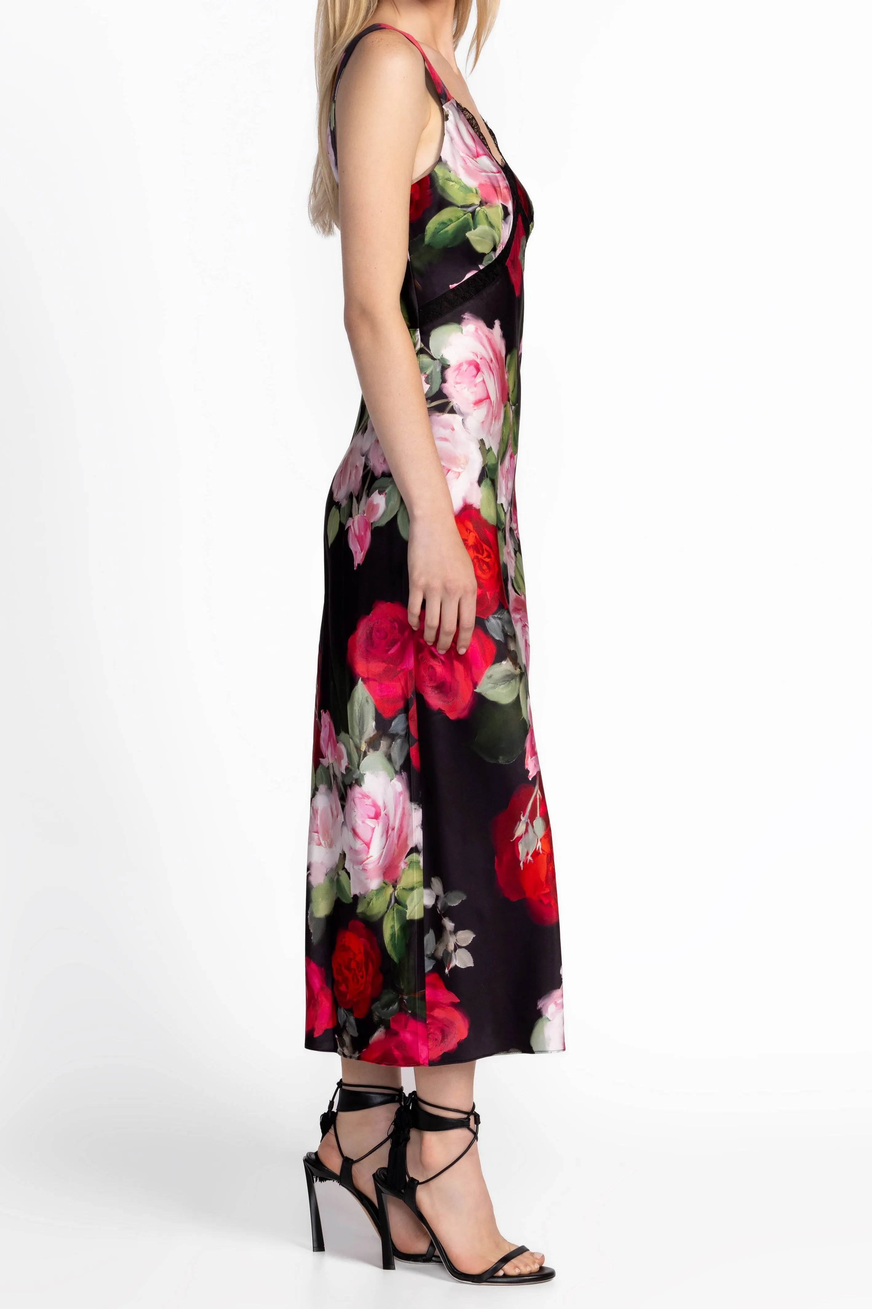 Johnny Was Joyelle Slip Midi Dress Maria Rosa