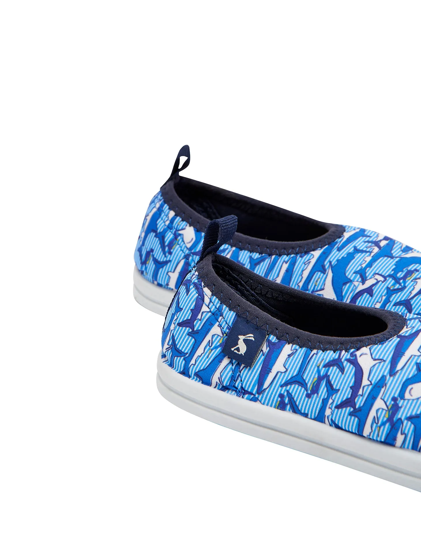Joules Lightweight Aqua Pumps - Shark Dive Stripe
