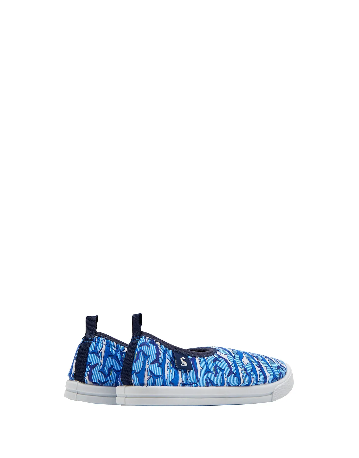 Joules Lightweight Aqua Pumps - Shark Dive Stripe