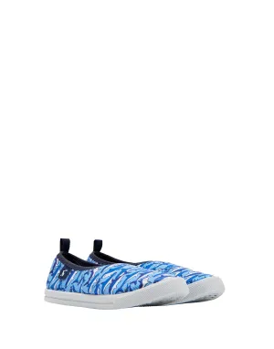 Joules Lightweight Aqua Pumps - Shark Dive Stripe
