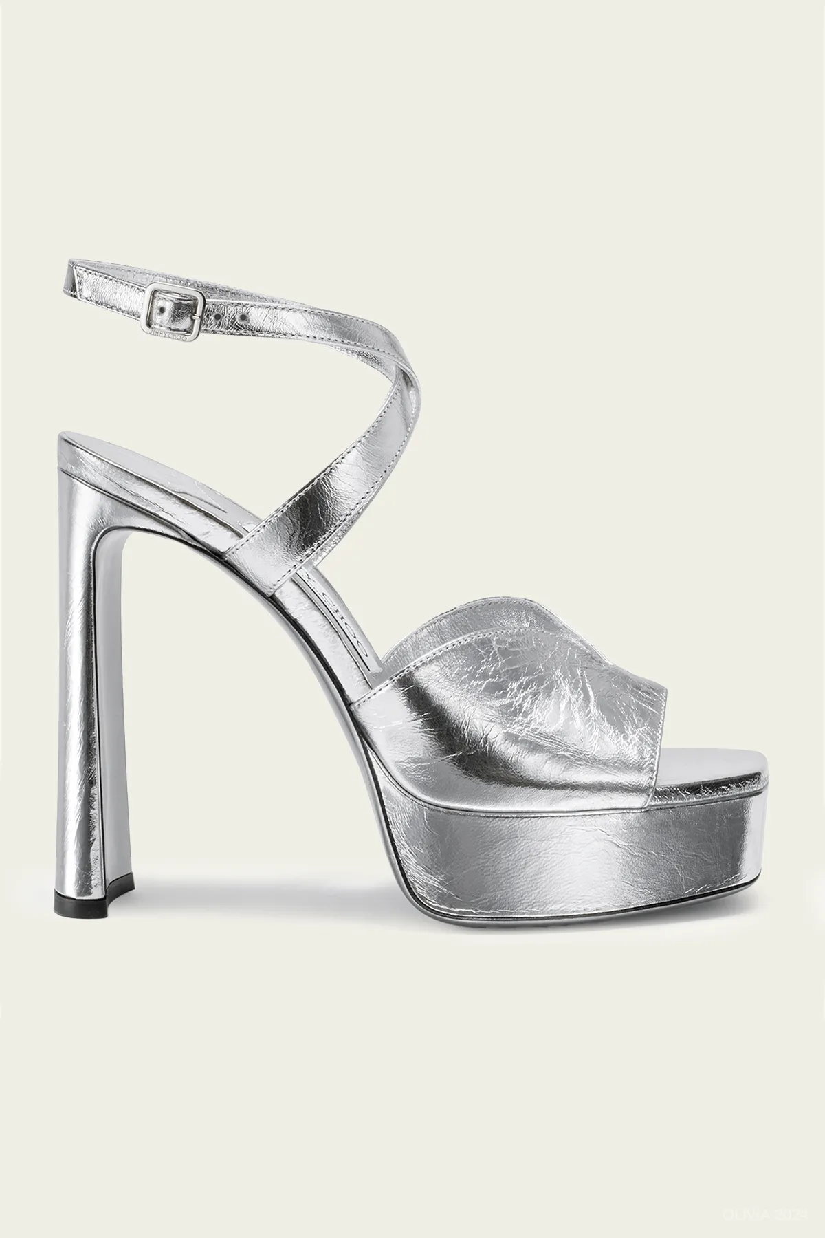 Karli/PF 125 Platform Sandal in Silver
