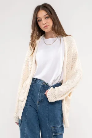 Keep Me Cozy Cardigan - Cream