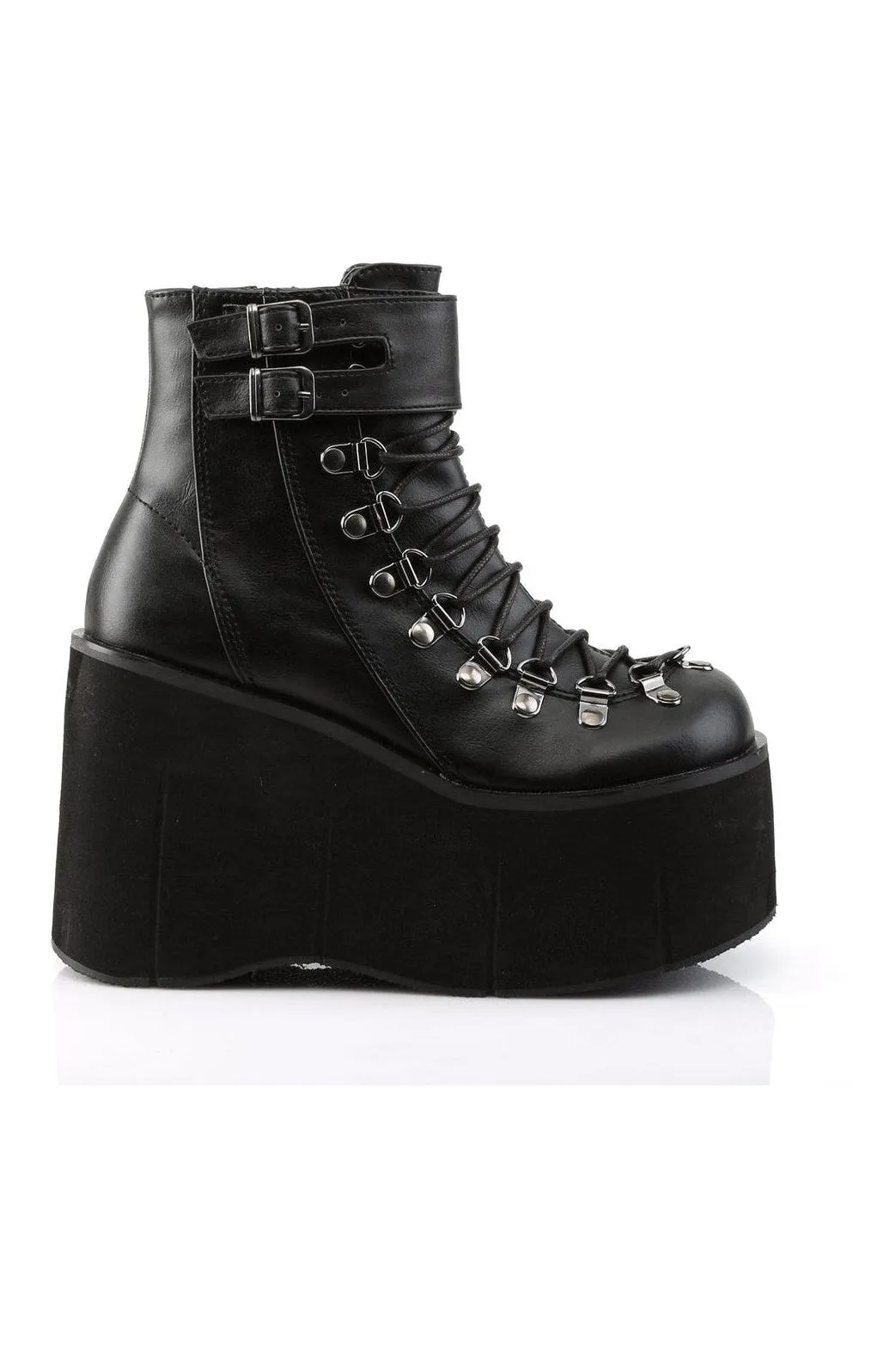 KERA-21 Ankle Boot | Black Faux Leather