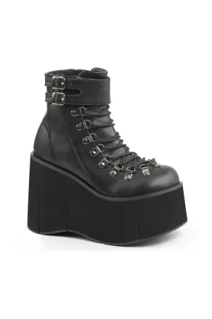 KERA-21 Ankle Boot | Black Faux Leather