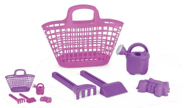 Kids Pink / Purple Beach Bag and Accessories