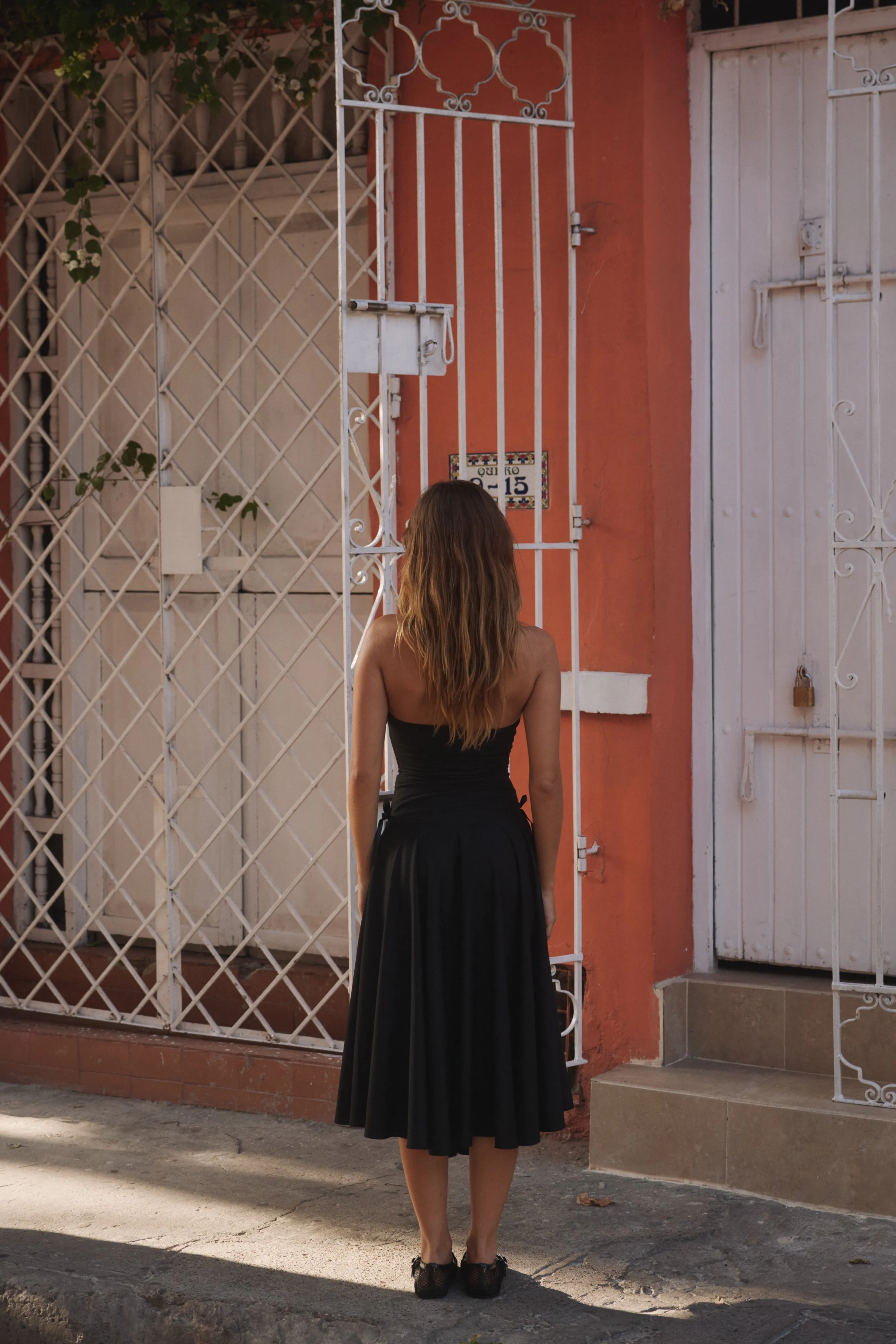 Kittie Maxi Dress in Noir