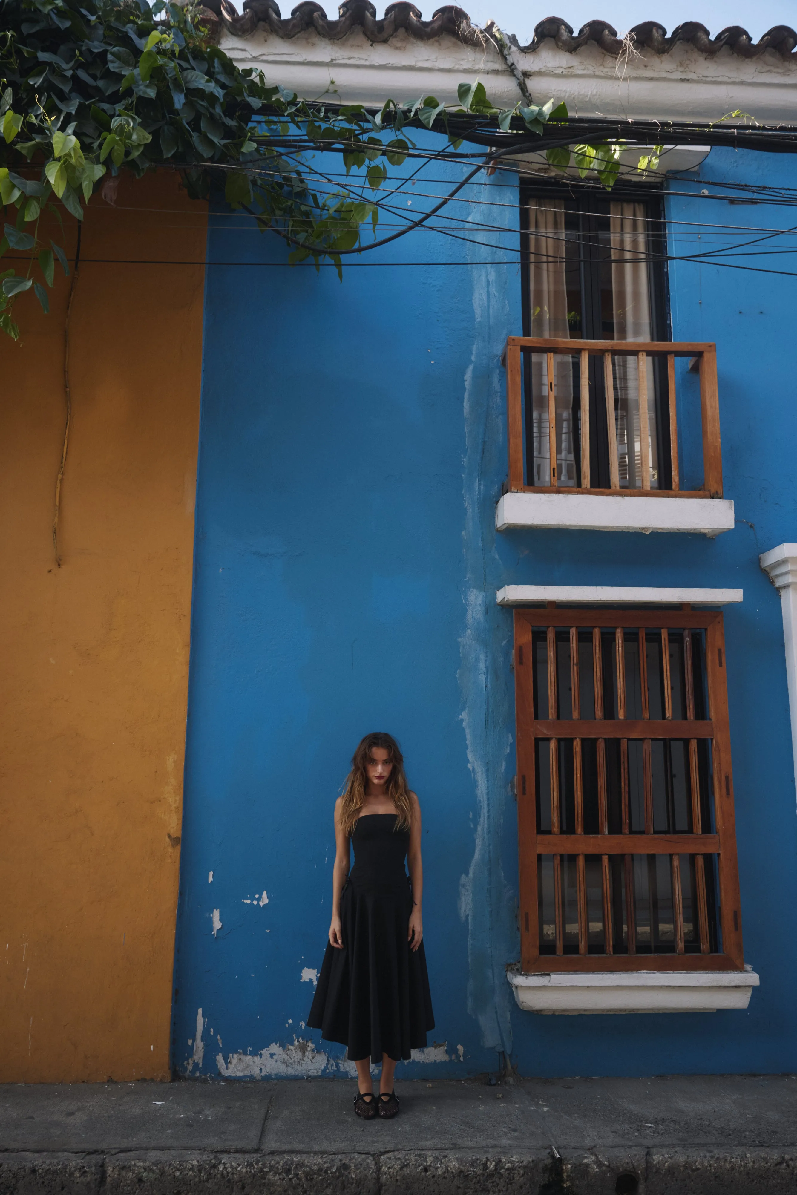 Kittie Maxi Dress in Noir