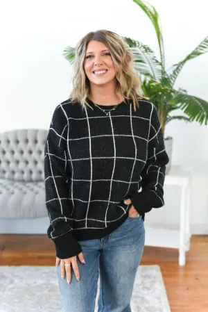 Kristin Plaid Sweater