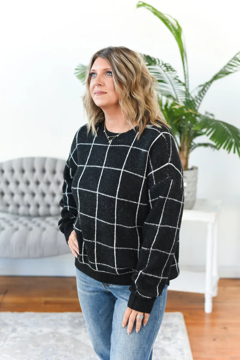 Kristin Plaid Sweater