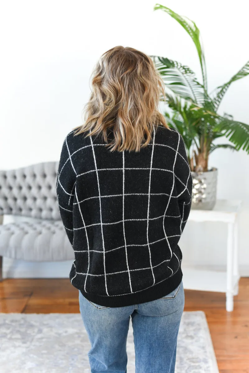 Kristin Plaid Sweater