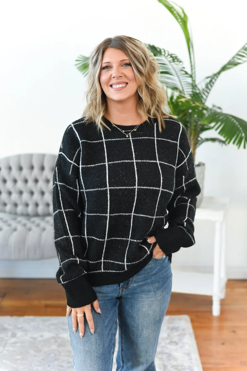 Kristin Plaid Sweater