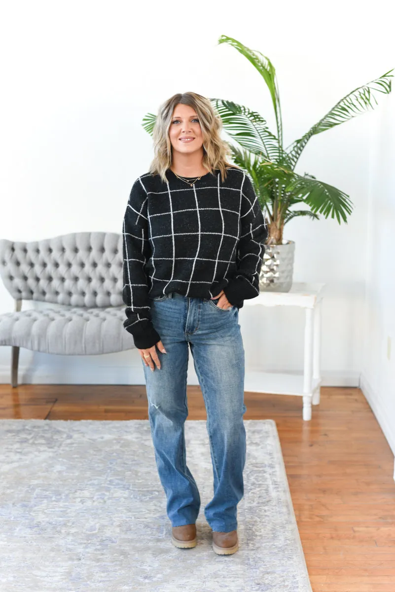 Kristin Plaid Sweater