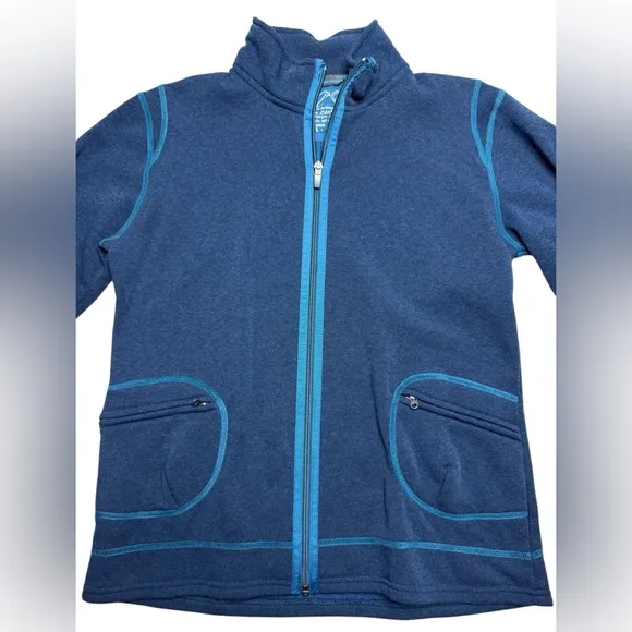 Kuhl Istria Full-Zip Blue Fleece Jacket Womens Large NWT