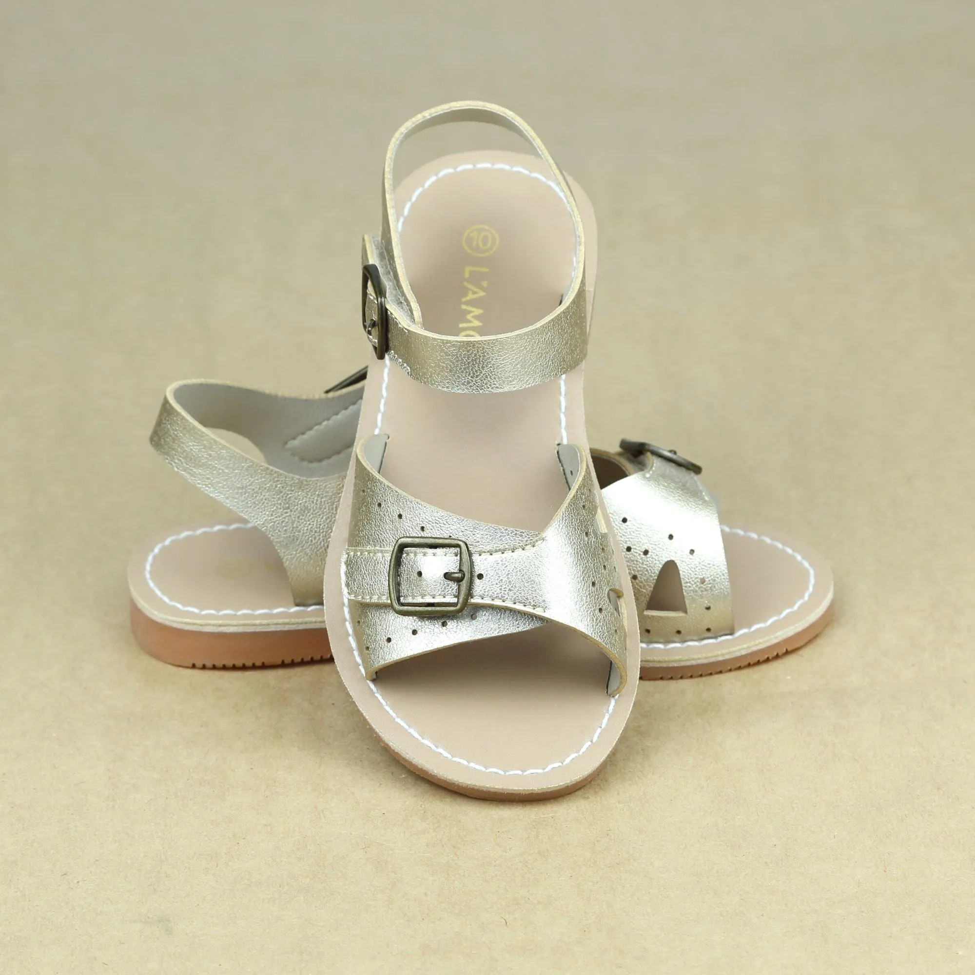 Lara Girls Classic Retro Buckled Sandal