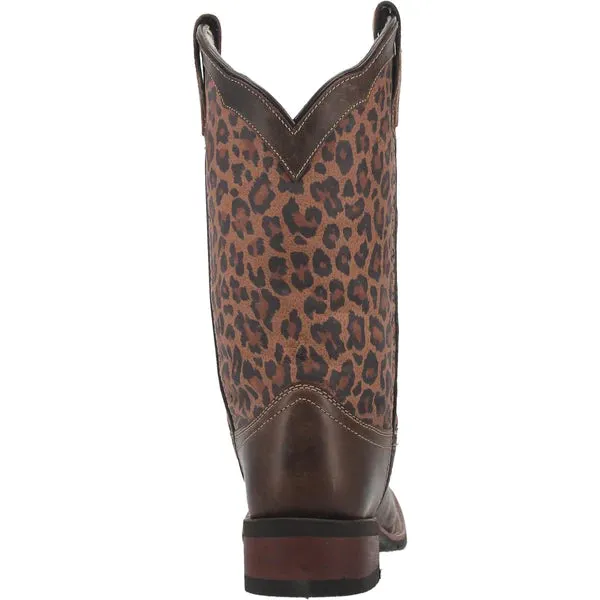 LAREDO WOMEN'S LEOPARD PRINT WESTERN BOOT
