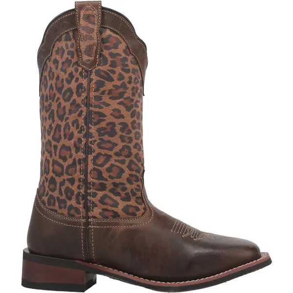 LAREDO WOMEN'S LEOPARD PRINT WESTERN BOOT