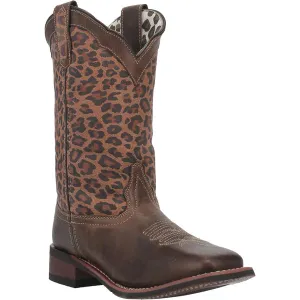 LAREDO WOMEN'S LEOPARD PRINT WESTERN BOOT