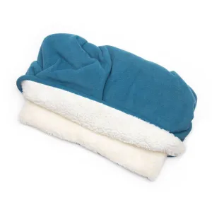 Larkspur Blue Fleece Pocket Bed