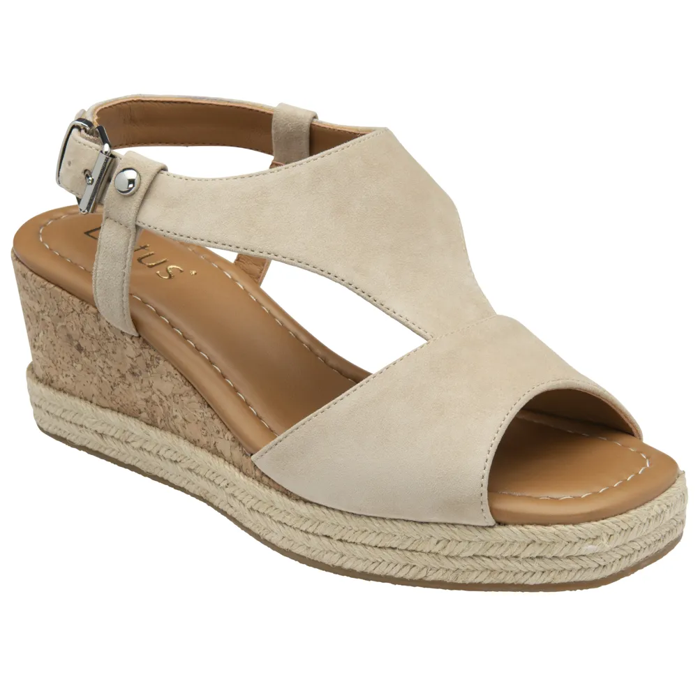 Lotus Madalene Nude Sandals