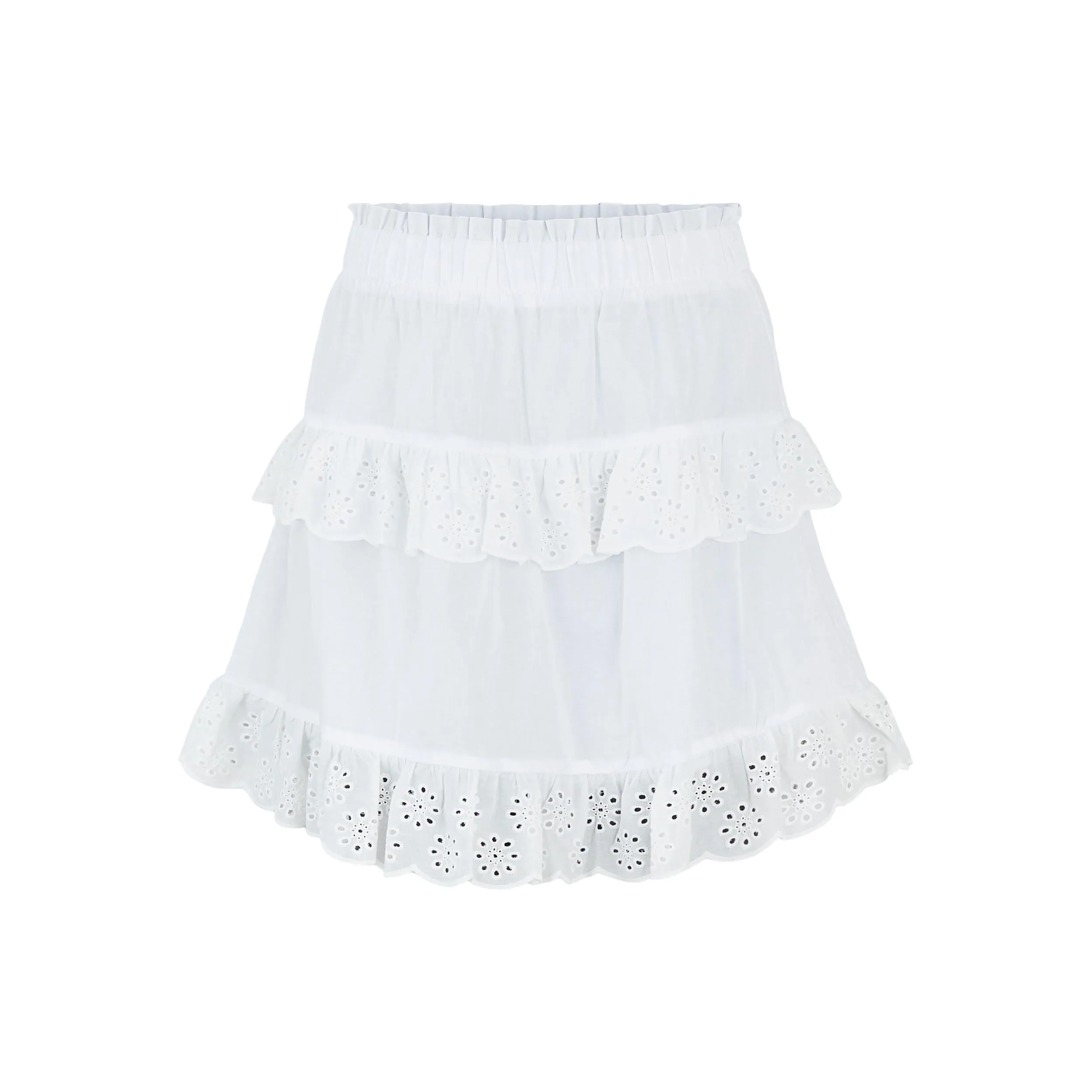 Lourdes rok broderie ruffle