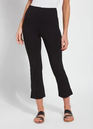 Lysse - Cropped Kick Flare Pants - Black