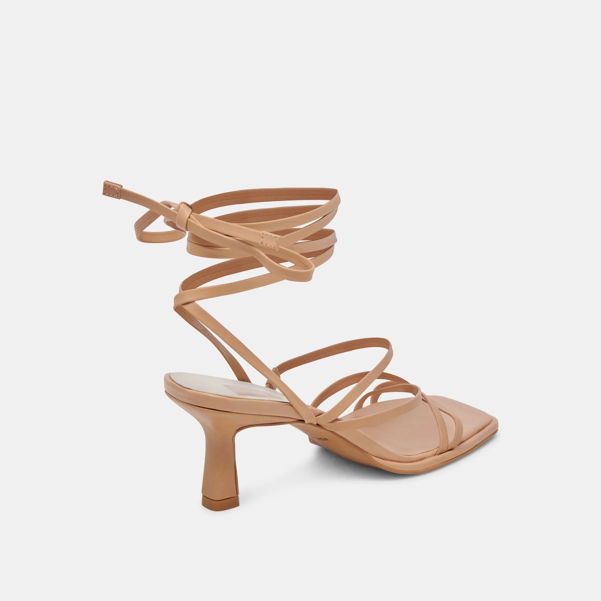 MALABO HEELS LIGHT TAN LEATHER