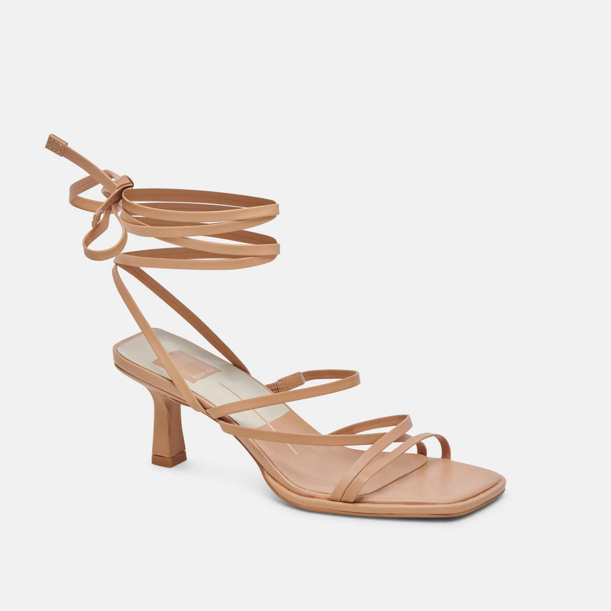 MALABO HEELS LIGHT TAN LEATHER