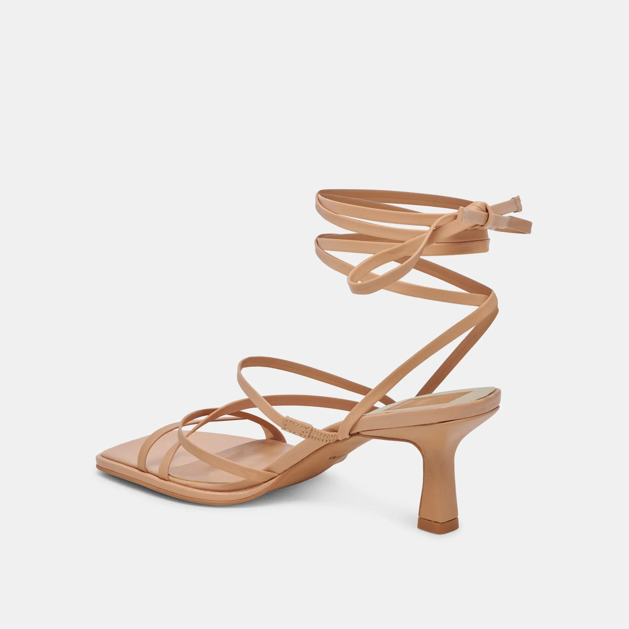MALABO HEELS LIGHT TAN LEATHER