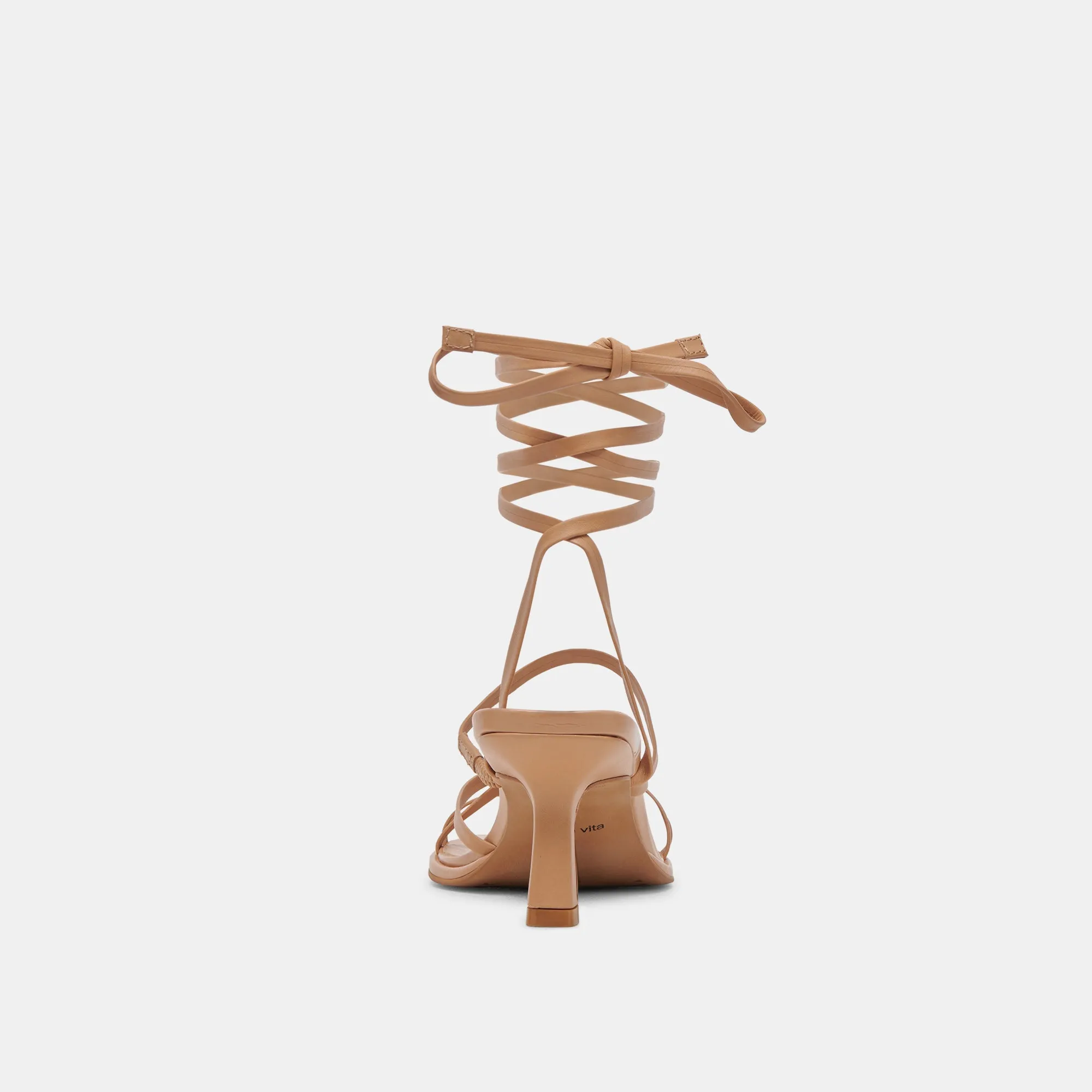 MALABO HEELS LIGHT TAN LEATHER